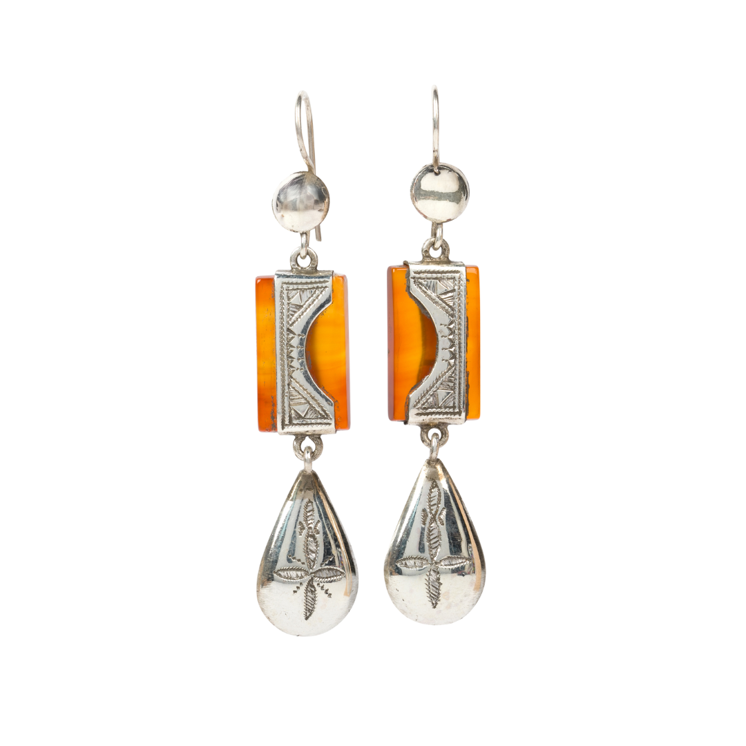 Rectangle Dangle Earrings