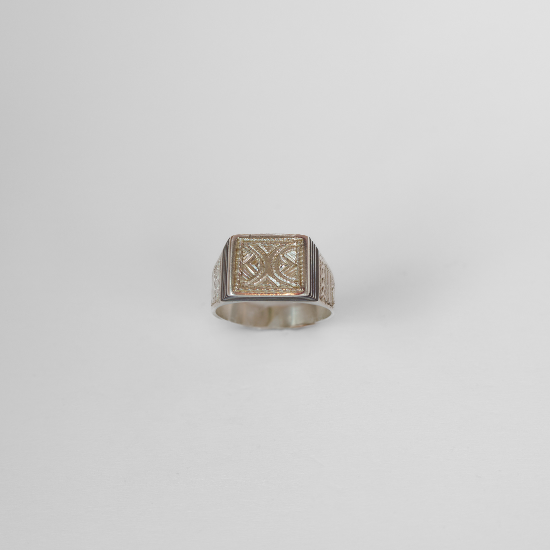 Rectangular Sterling Silver Ring