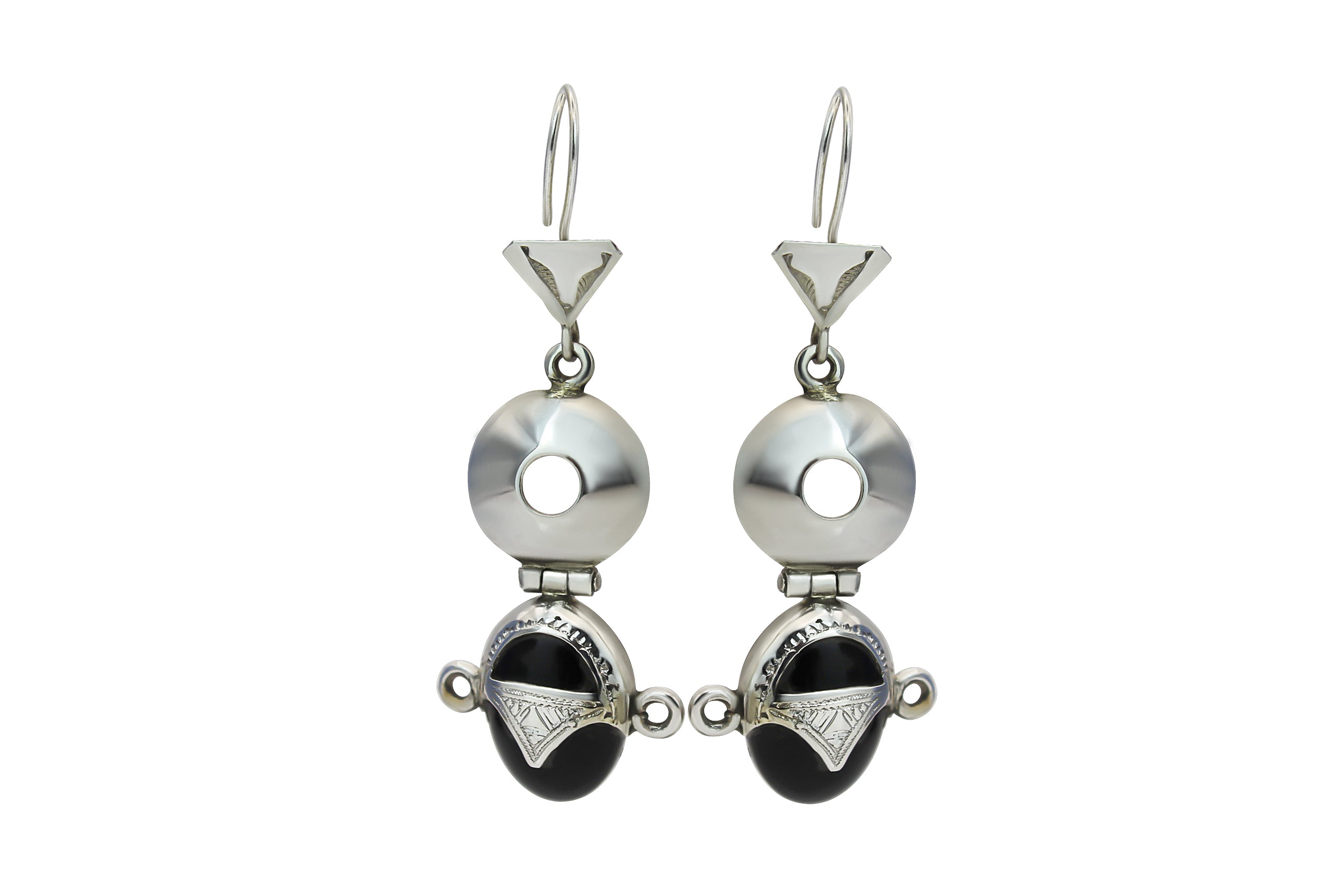 Sundisk Scarab Earrings
