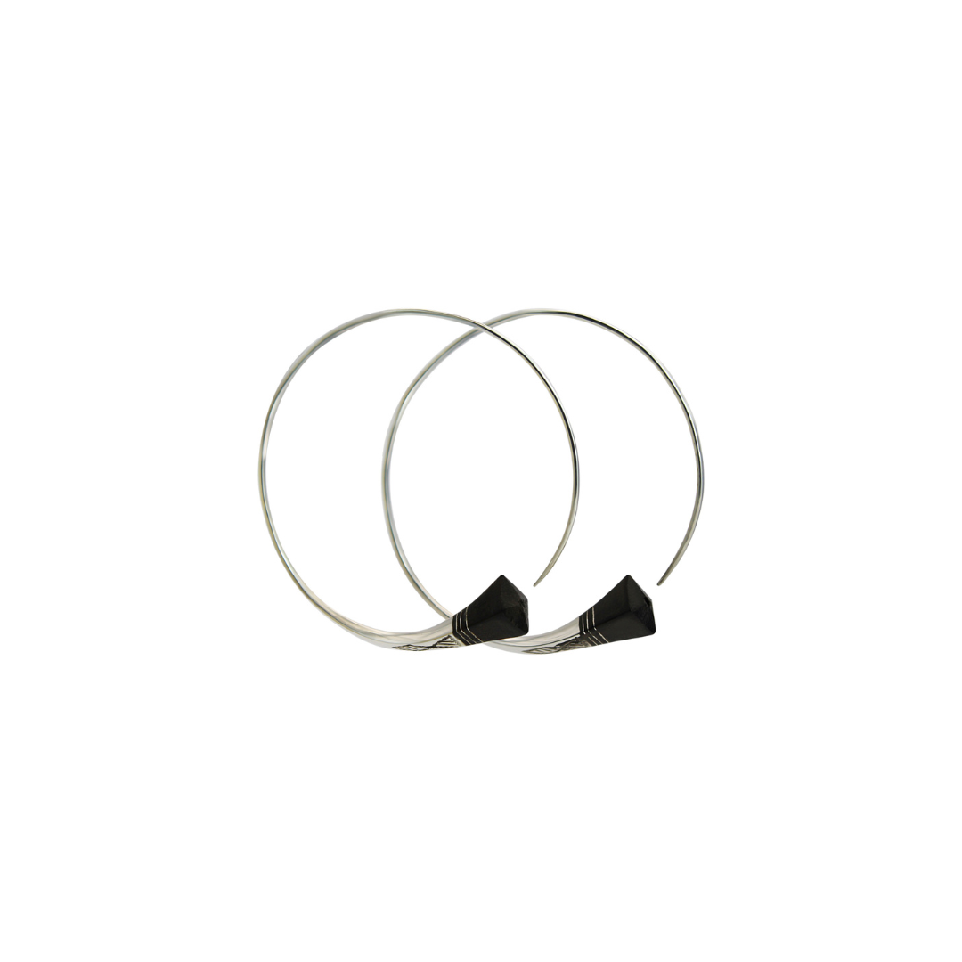 Ebony Ends Ahar Earrings